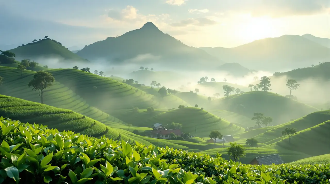 高山茶园采茶记，一叶一芽皆是春 - 飘花电影院